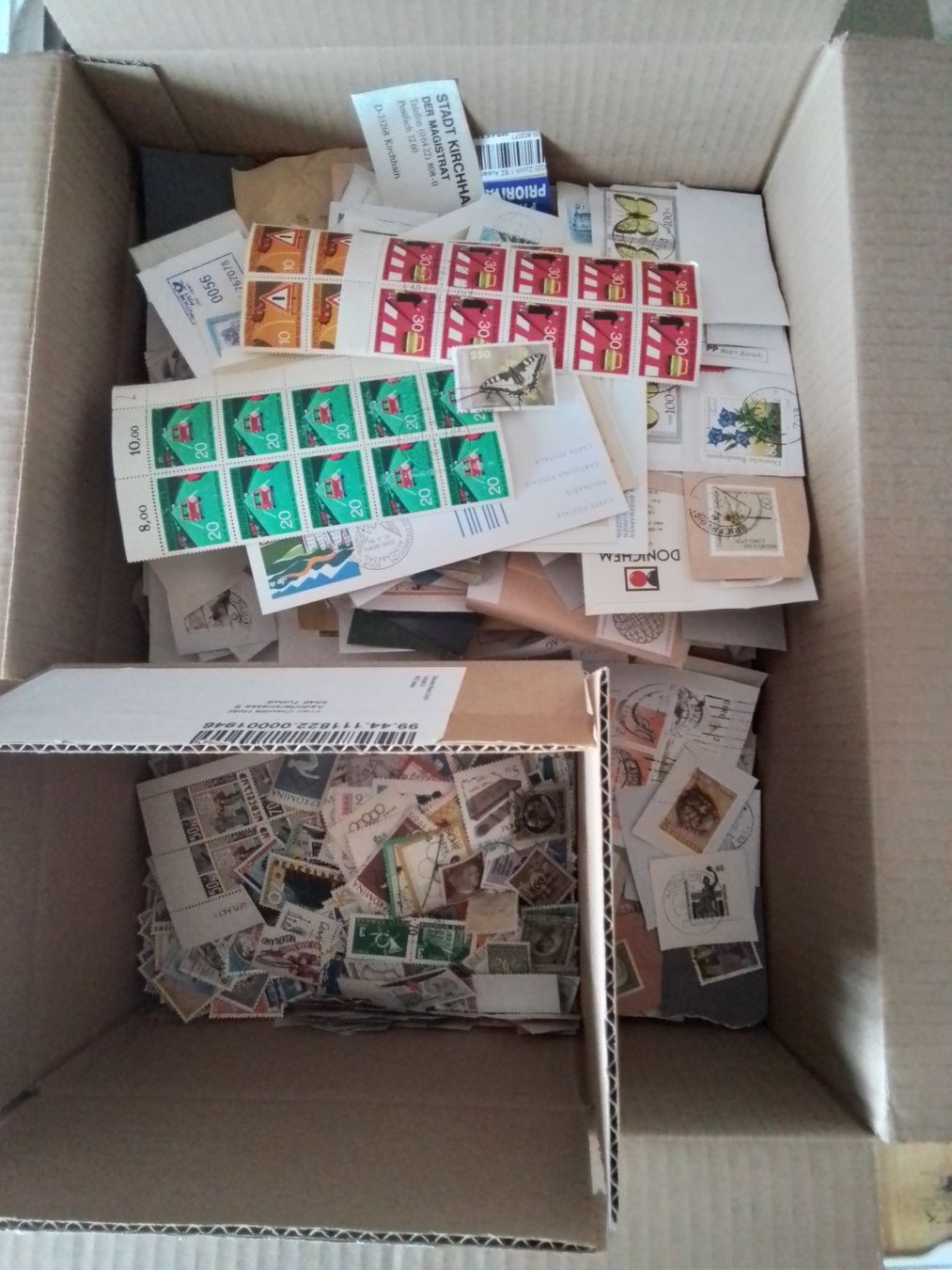 Alle Briefmarken: Briefmarken auf Papier ganze Welt – Gebraucht aus Tuttwil von Habicht931