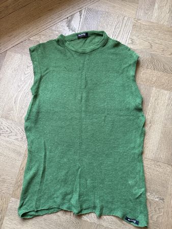 Erfolg Top Damen S 36 100% Leinen grün