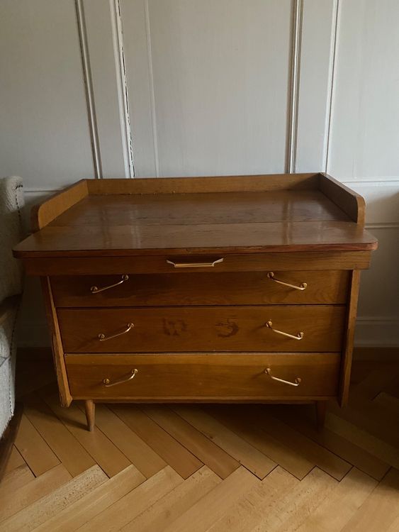 Commode vintage avec tablard rétractable (Gebraucht) in Bulle für CHF ...