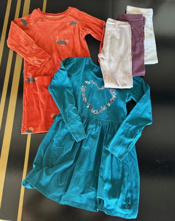 Kleiderpaket Mädchen 5-teilig (Lemon Beret etc.) Gr.: 128