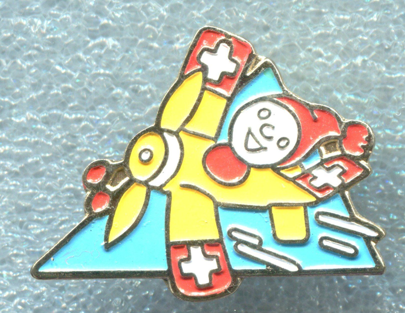 Placchette & Badge: KNORRLI  mit Flugzeug – Usato da Winterthur venduto da Sammleroase
