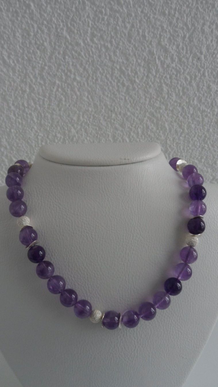 Catenine: Amethystkette PREISREDUKTION – Nuovo (secondo la descrizione) da Oberwil b. Zug venduto da roshan01
