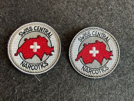 Set Patches Swiss Central Narcotics 