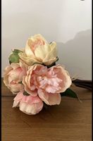 Künstliche Blumen Rosen Pfingstrosen Dekoration