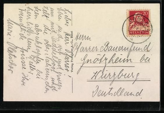 Ansichtskarten: AK Locarno, Madonna del Sasso – Gebraucht aus Berlin von bartko-reher 1