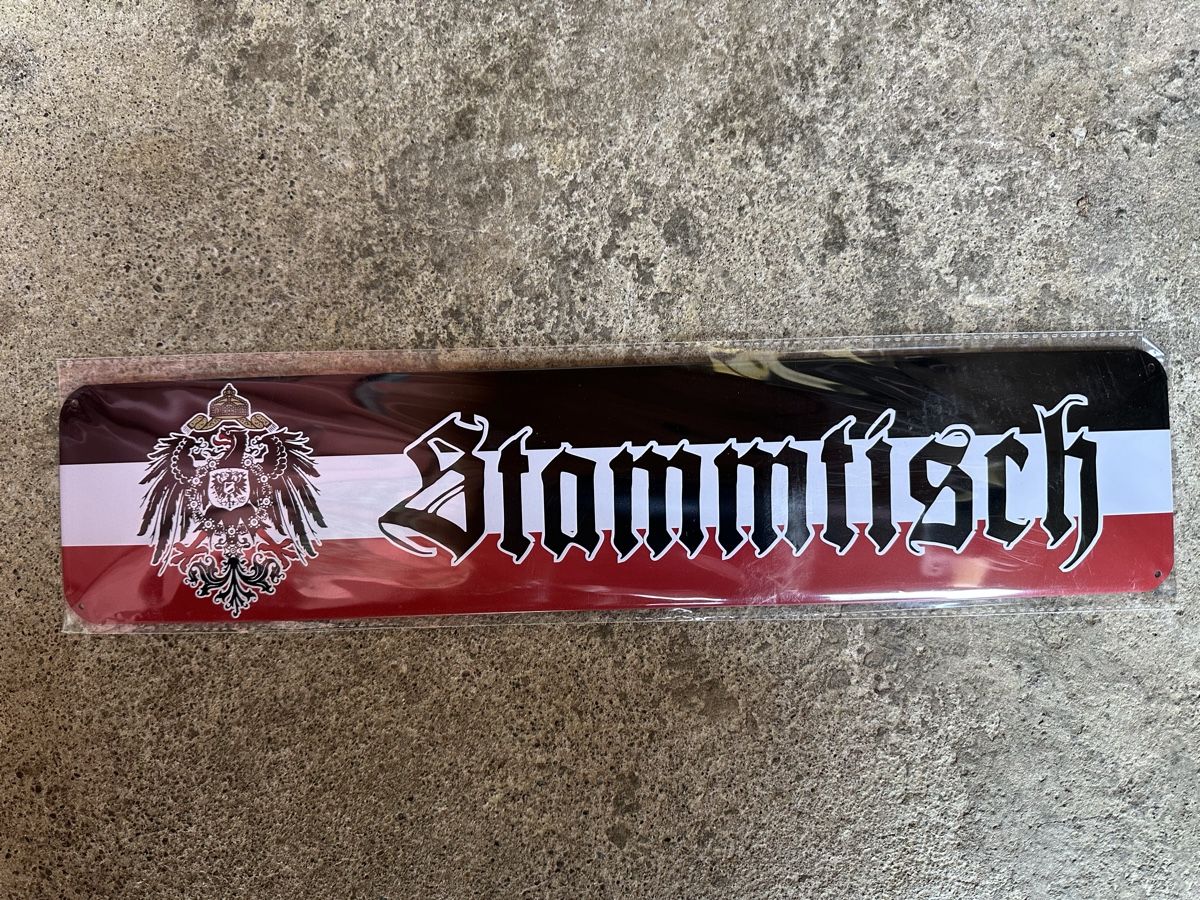 Schilder: Stammtisch Deutschland  – Neu (gemäss Beschreibung) aus Reinach AG von rares75