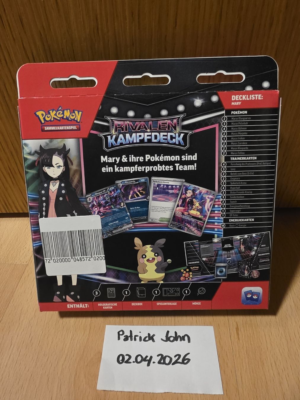 Giochi: Pokémon Rivalen Kampfdeck Mary – Nuovo e nell'imballaggio originale da Tscheppach venduto da Patrick-John 1