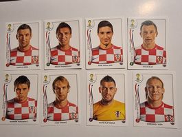 panini wm 2014 intenational stickers kroatien