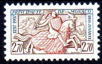Tutti i francobolli: **POSTFRISCH** GRIMALDI DYNASTIE 1297-1997 - 1A43 – Nuovo (secondo la descrizione) da Losone venduto da EM2019