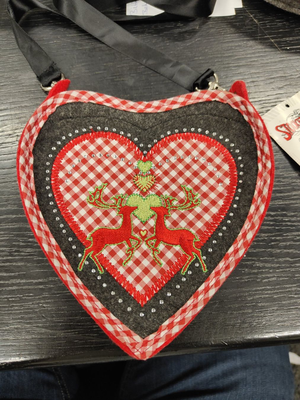 Borse da donna: Kleine Trachten Handtasche Herzform – Nuovo (secondo la descrizione) da Rorschach venduto da TimelessTrading