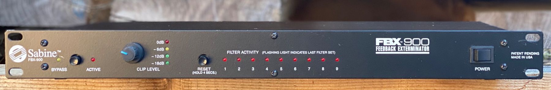 Equalizer: Feedback Exterminator Sabine FBX 900 19" – Gebraucht aus Wirzweli von Kreonides