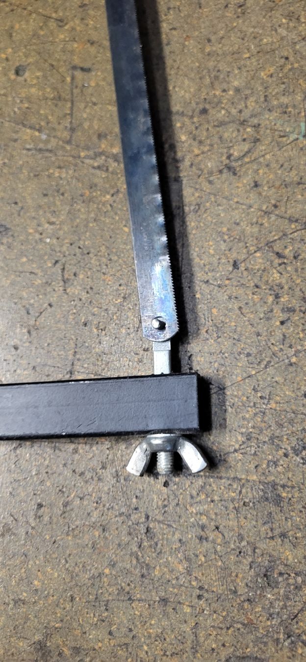 Sägen: Handsäge Bügelsäge Metallsäge mit Griff. – Gebraucht aus Konolfingen von Bio-suisse 3