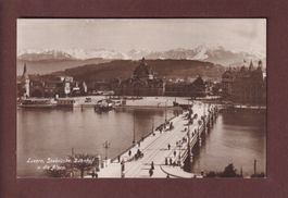 LUZERN - Seebrücke - Bahnhof