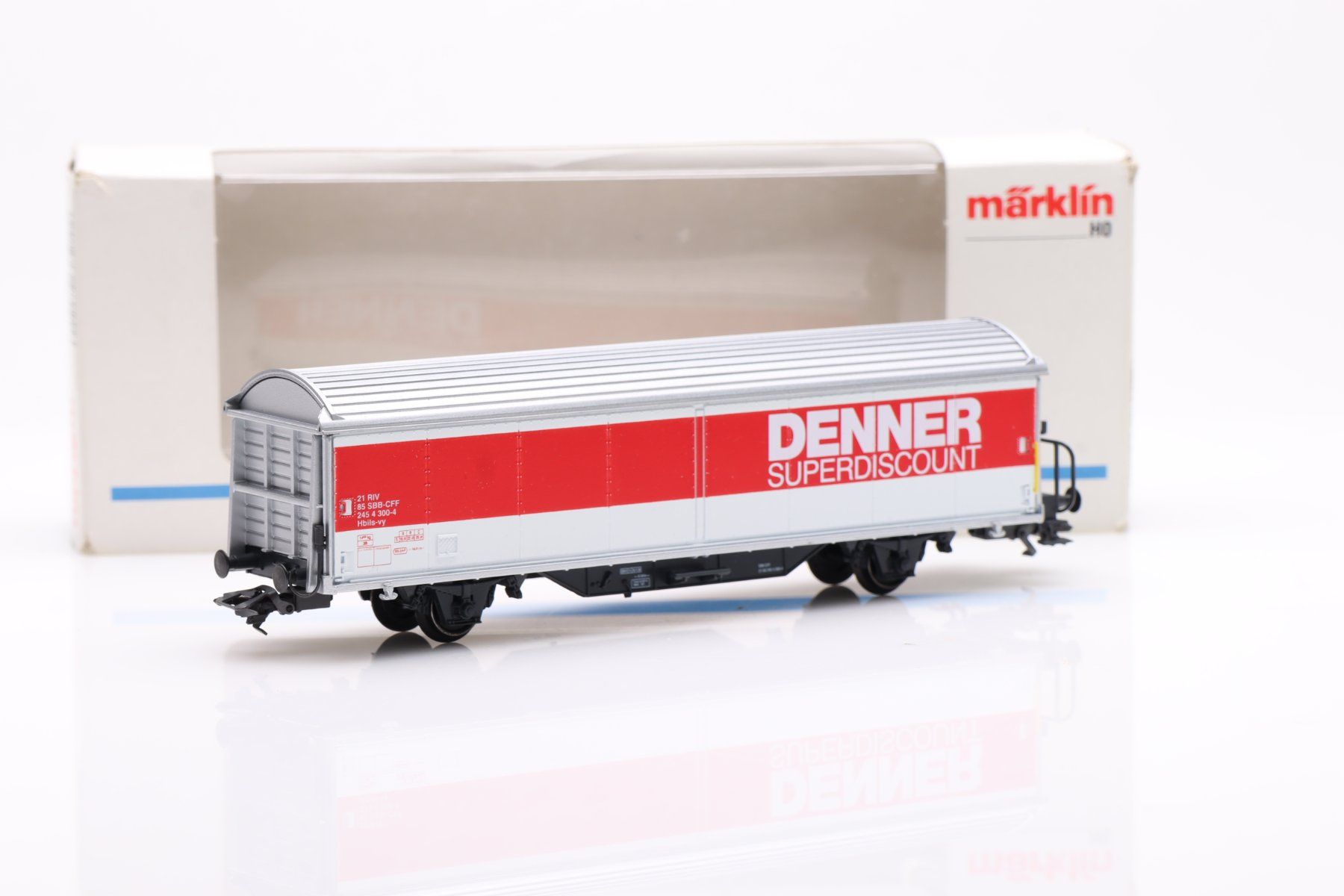 Märklin Modelleisenbahnen: Märklin 48020 SBB Güterwagen "DENNER" AC, H0 – Gebraucht aus Ried (Muotathal) von Modellbahn.swiss