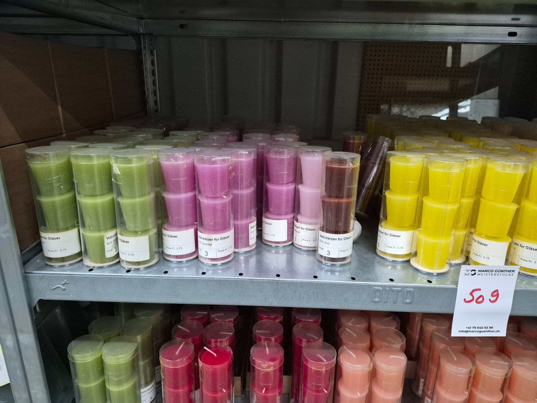 Candele: 509 Posten Kerzen aus Liquidation – Nuovo (secondo la descrizione) da Derendingen venduto da Meisterstuecke 1