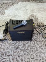 NUX Acoustic AC-25, micro Shure sm 58 + câble XLR (set up)