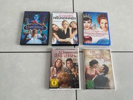 5 verschiedene Filme auf DVD