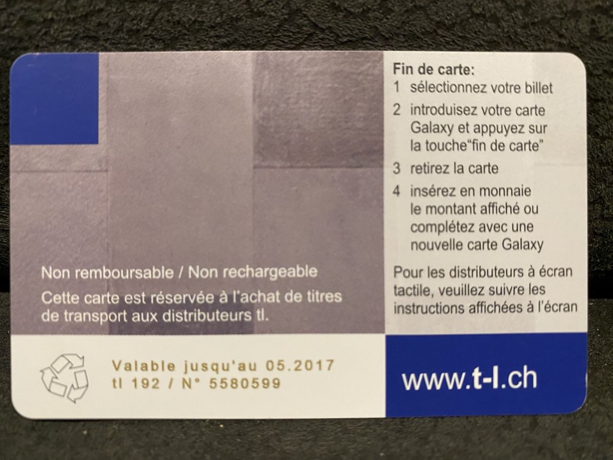 Schede telefoniche: Carte TL 192 – Usato da Lausanne venduto da babacard10 1