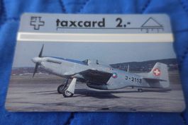 PTT Taxcard Mustang P-51D Fliegermuseum Dübendorf