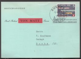SURSEE  3.6.59   BESUCHERANZEIGE   VON MATT