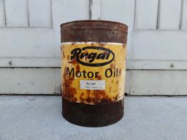 RUGAL MOTOR OIL Kanister Blech Rost Blechkanister Bidon