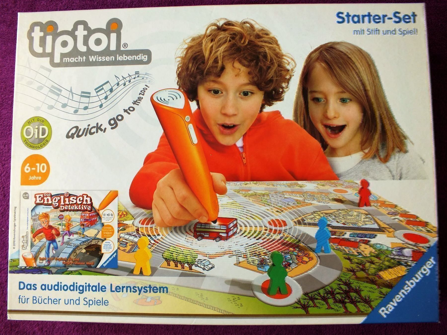 Ravensburger Giochi: tiptoi Stift / Starterset " Englisch Detektive " – Usato da Müllheim Dorf venduto da Seeeule01 1
