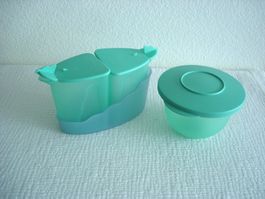Tupperware Zuckerdose & Milchkännchen, 2 Aufbewahrungs-Box