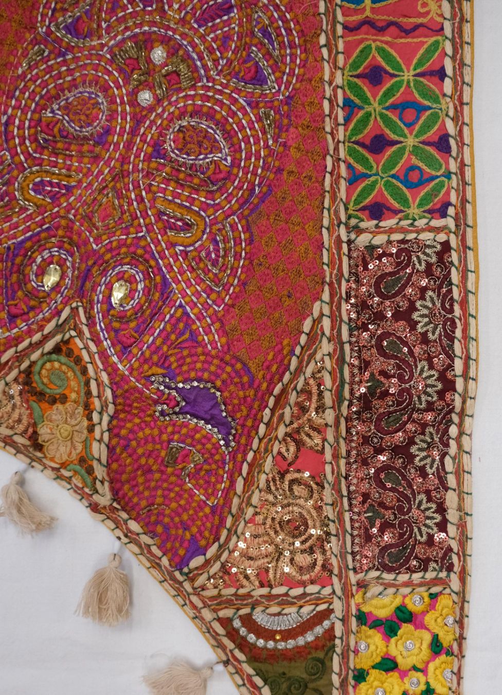 Tutte le decorazioni: Indischer Wandbehang Türbogen Dekoration Patchwork – Nuovo (secondo la descrizione) da Zürich venduto da Masala-Oase 5