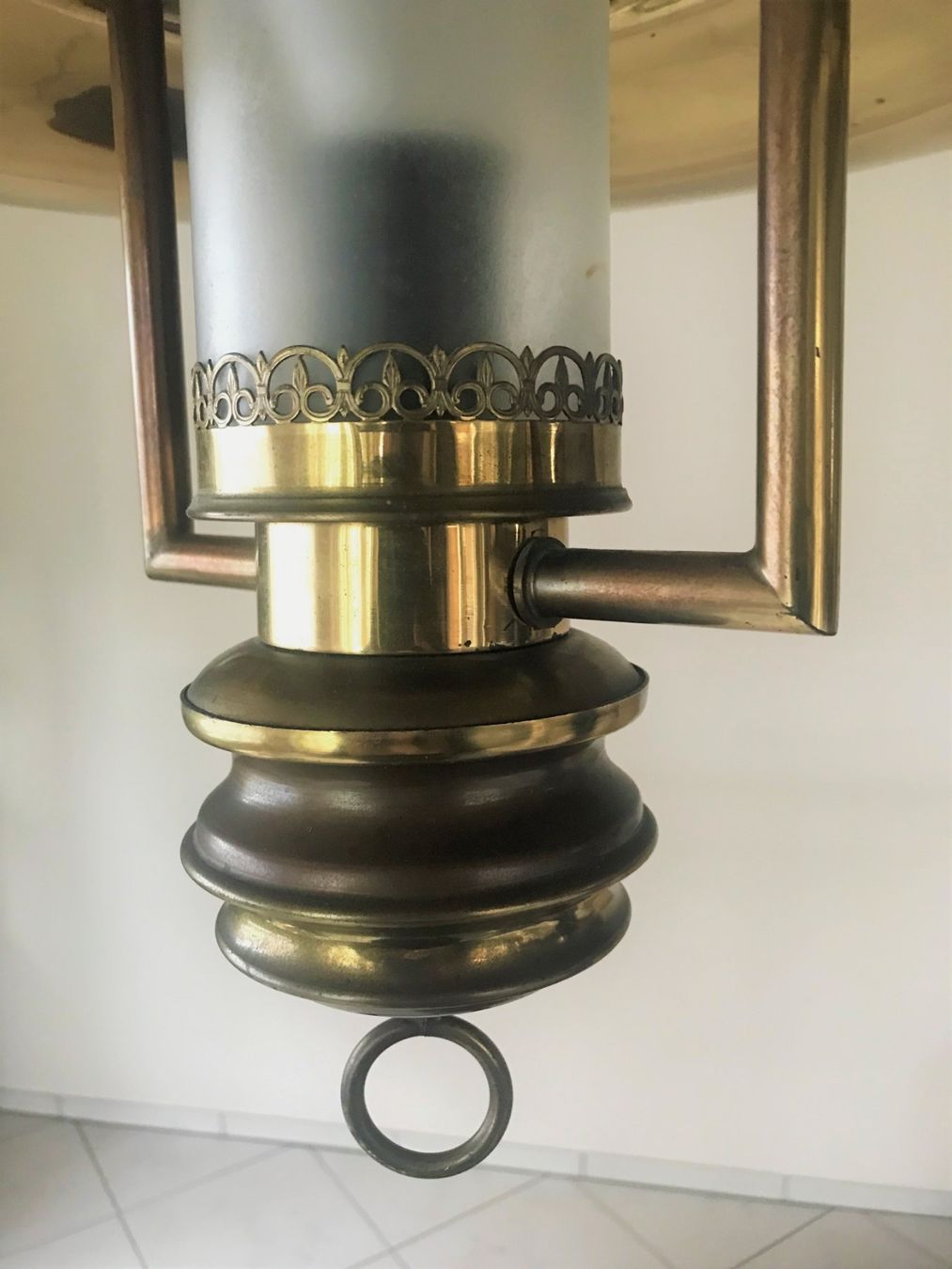 Kronleuchter & Deckenlampen: Hängelampe Messing / Glas – Gebraucht aus Biberist von longimanus3 2