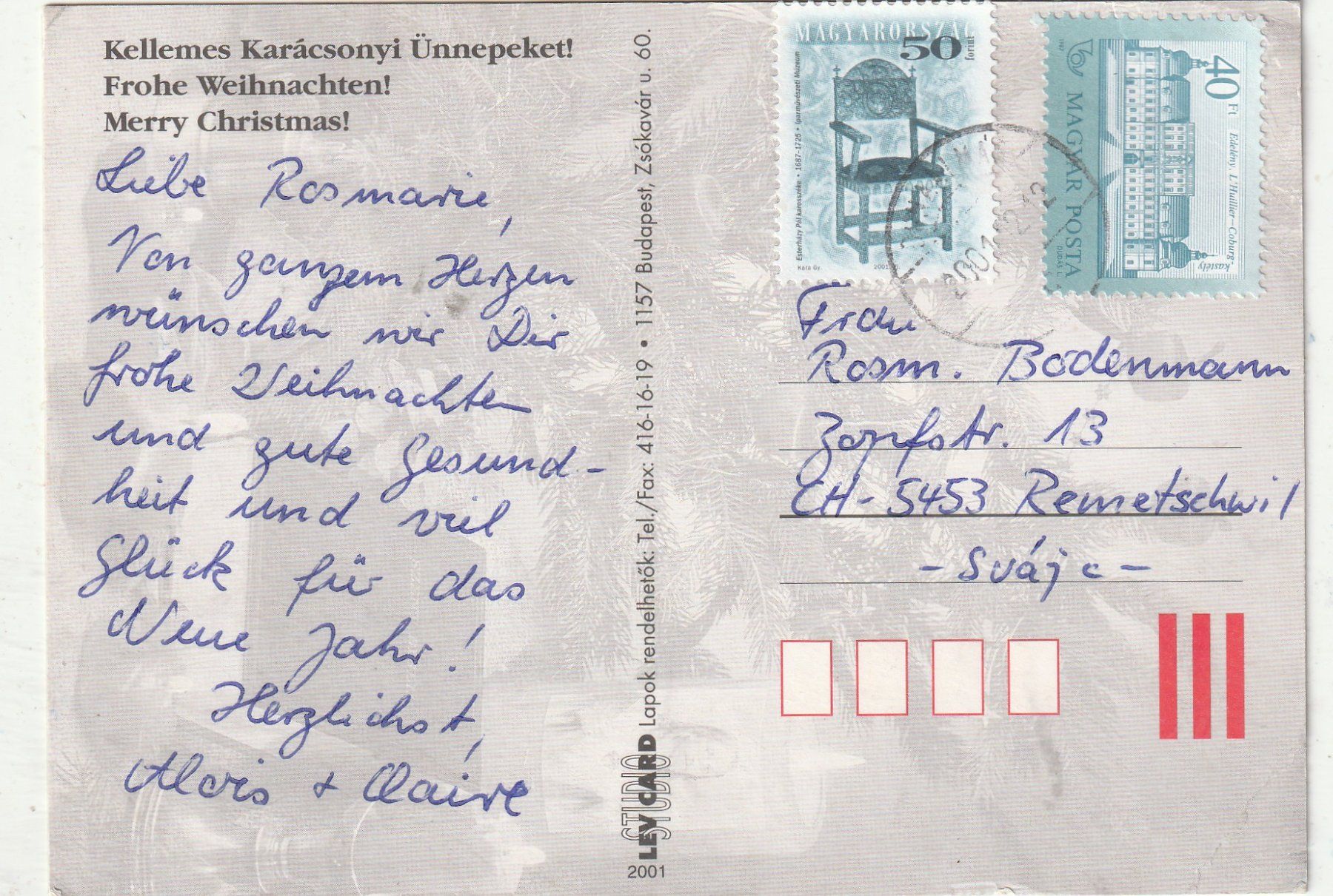 Cartoline postali: Blumen - Grusskarte – Usato da Lumbrein venduto da made02 1