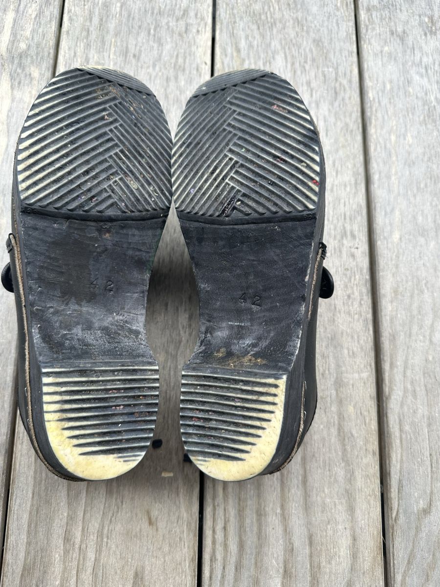 Scarpe da uomo: Clogs Schwarz Leder Grösse 42 gebraucht – Usato da Basel venduto da Faultier 2