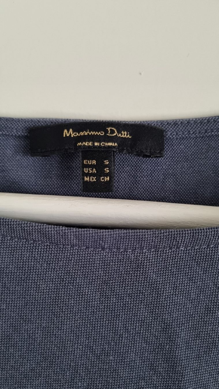 Massimo Dutti Kleider: Massimo Dutti Wickelkleid, blau Grösse S – Gebraucht aus Belp von sfanny88 1