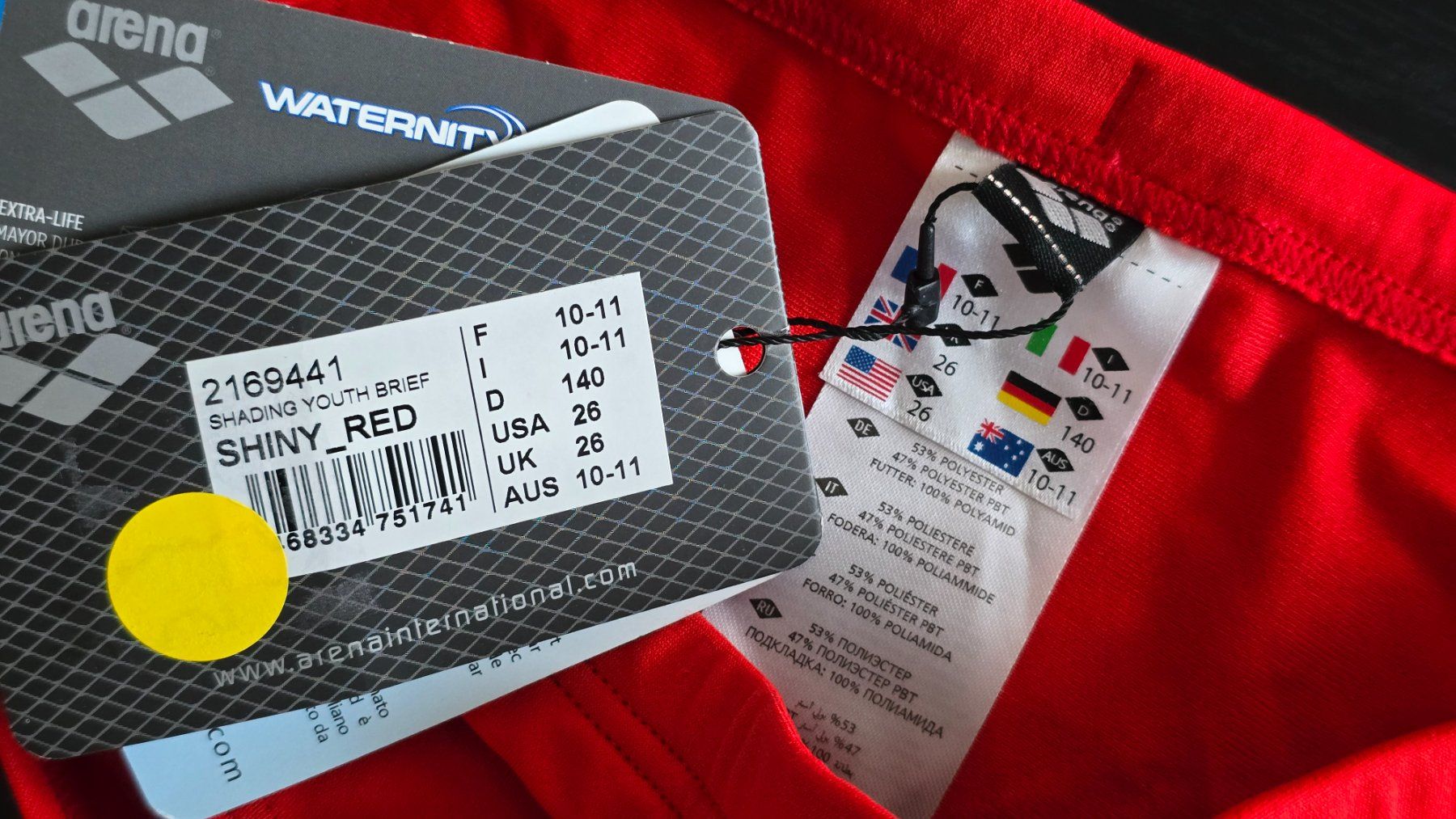Arena Costumi da bagno: Arena Badehose / Slip - 140 - Knallrot – Nuovo (secondo la descrizione) da Thalwil venduto da VitaMini 2