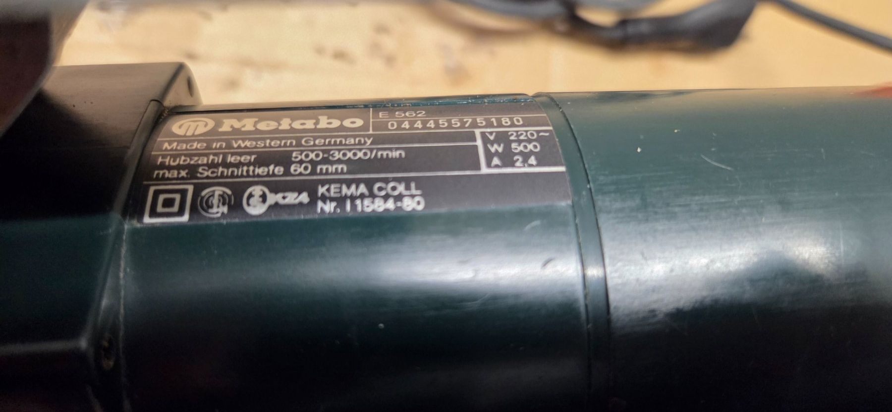 Metabo Seghe: Stichsäge Metabo E 562 – Usato da Worb venduto da Soan67 1