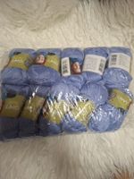 Craft Baumwollgarn blau 10 Knäuel neu in OVP