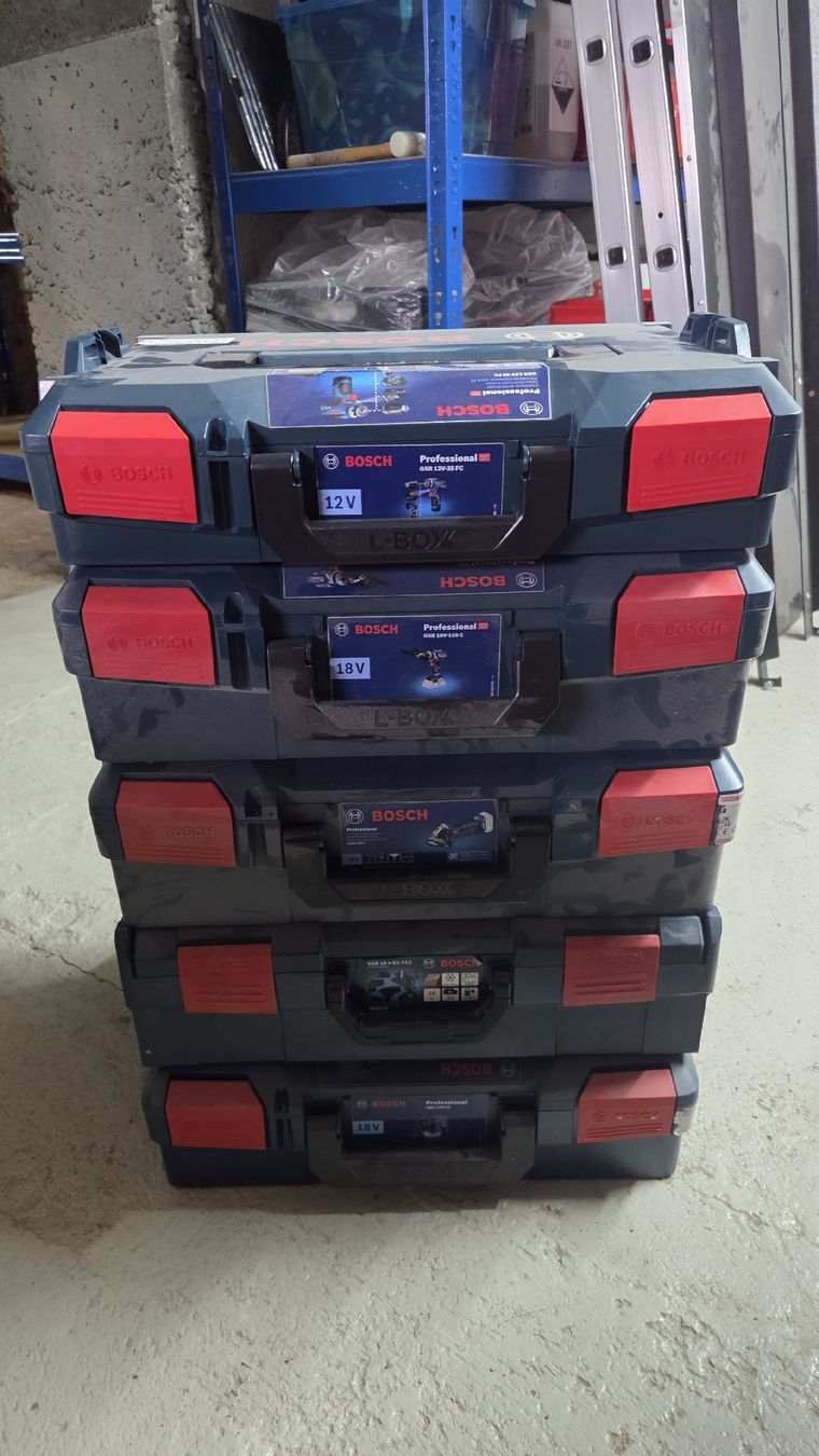 Bosch Valigie: Leere L-Boxxen von Bosch – Usato da Seewis Dorf venduto da ChrigiG