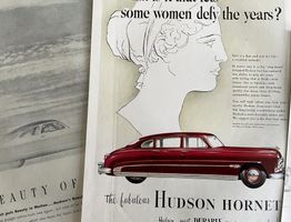 Hudson Cars - 3 Alte Werbungen / Publicités 1948/51