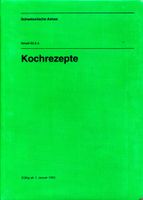 Behelf 60.6d, Kochrezepte, vom 1. Januar 1993