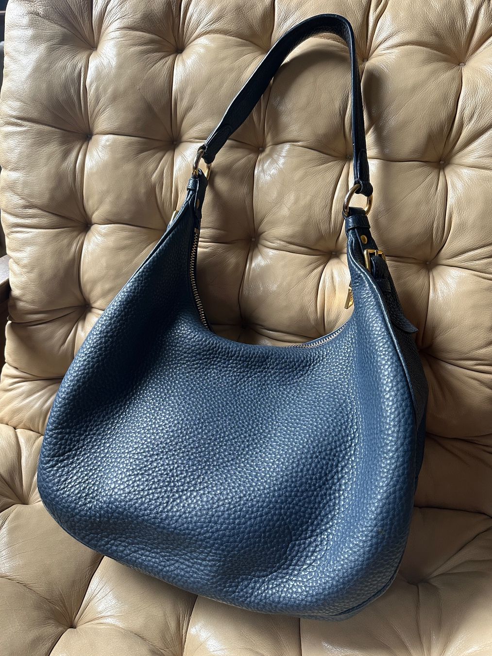Prada Borse da donna: PRADA Handtasche Leder marine – Usato da zürich venduto da goldklumpen 4