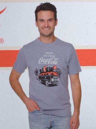 T-shirt Coca-Cola gris, édition limitée, taille L, neuf!