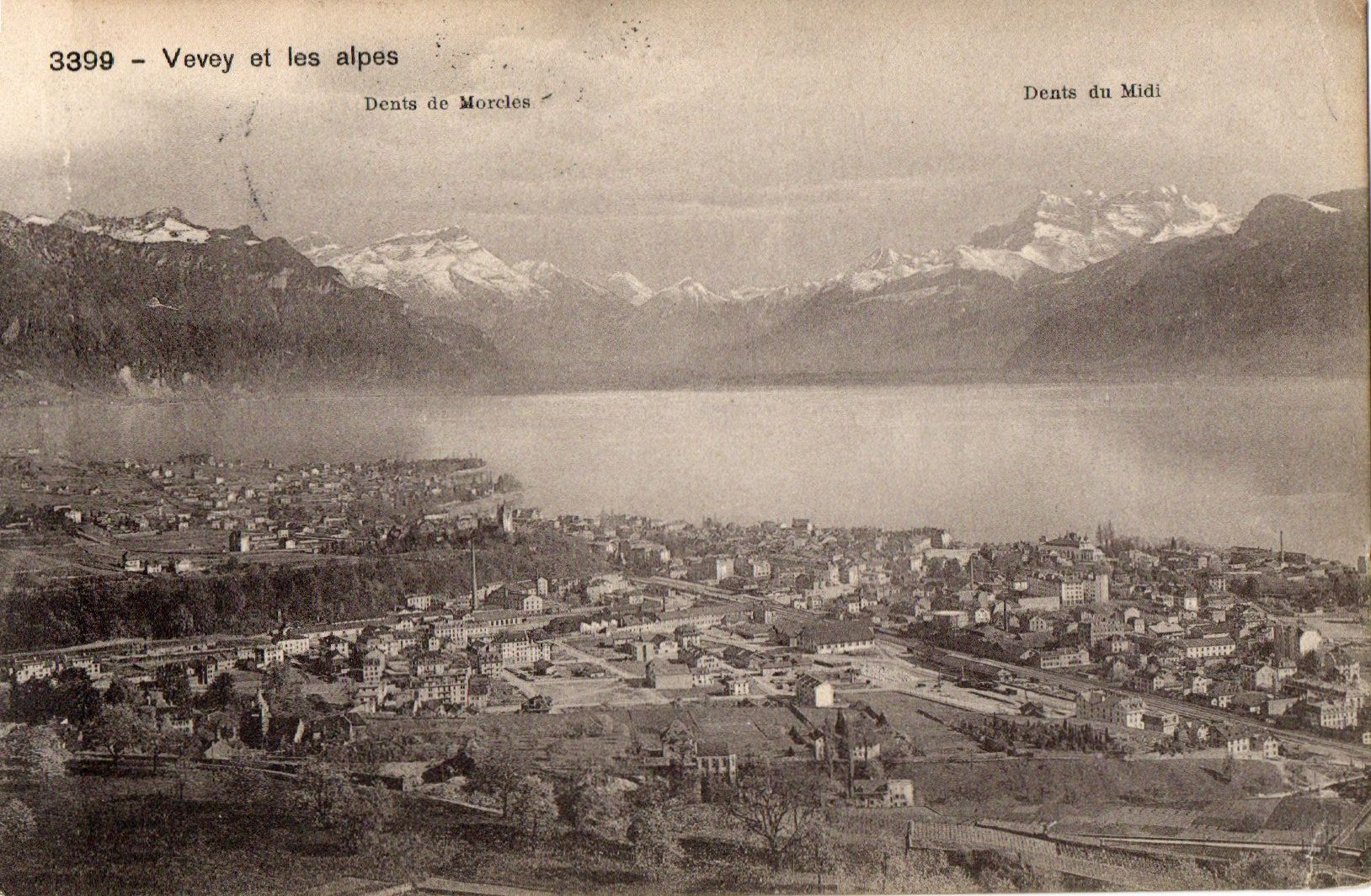 Cartes postales: Vevey et les alpes – D'occasion à Melano par pisonsdro