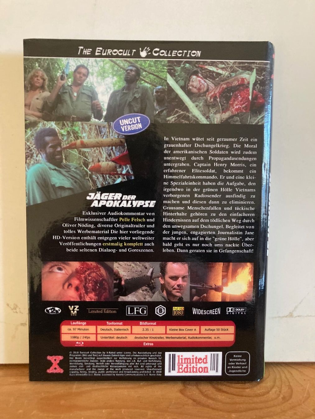 Tutti i DVDs: Jäger der Apokalypse - Kleine Hartbox - Blu-Ray - Uncut – Usato da Wädenswil venduto da noodelbraincrew 1
