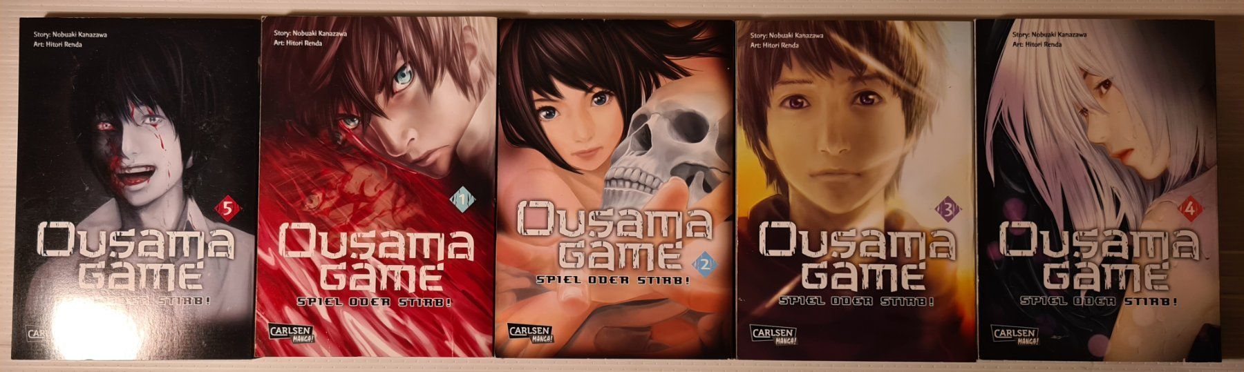 Comics: Ousama Game - Spiel oder stirb! 1bis 5 - Manga – Gebraucht aus Münchenstein von vitalfit