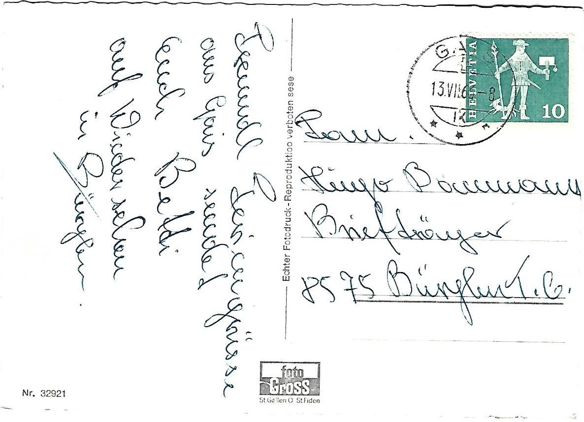 Cartoline postali: Gais Krankenhaus Dorfansicht – Usato da Wetzikon ZH venduto da Brulu100 1