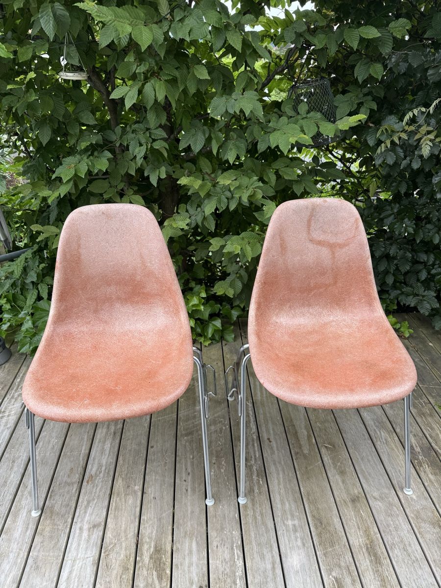 Herman Miller Sedie: Eames Fiberglass Side Chair DSX – Usato da Basel venduto da LemmyS