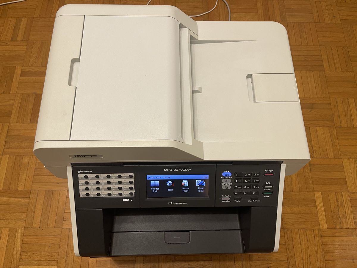 Brother Stampanti: Brother MFC-9970CDW Farblaser Multifunktionsdrucker + Toner – Usato da Zürich venduto da hus_qz9f