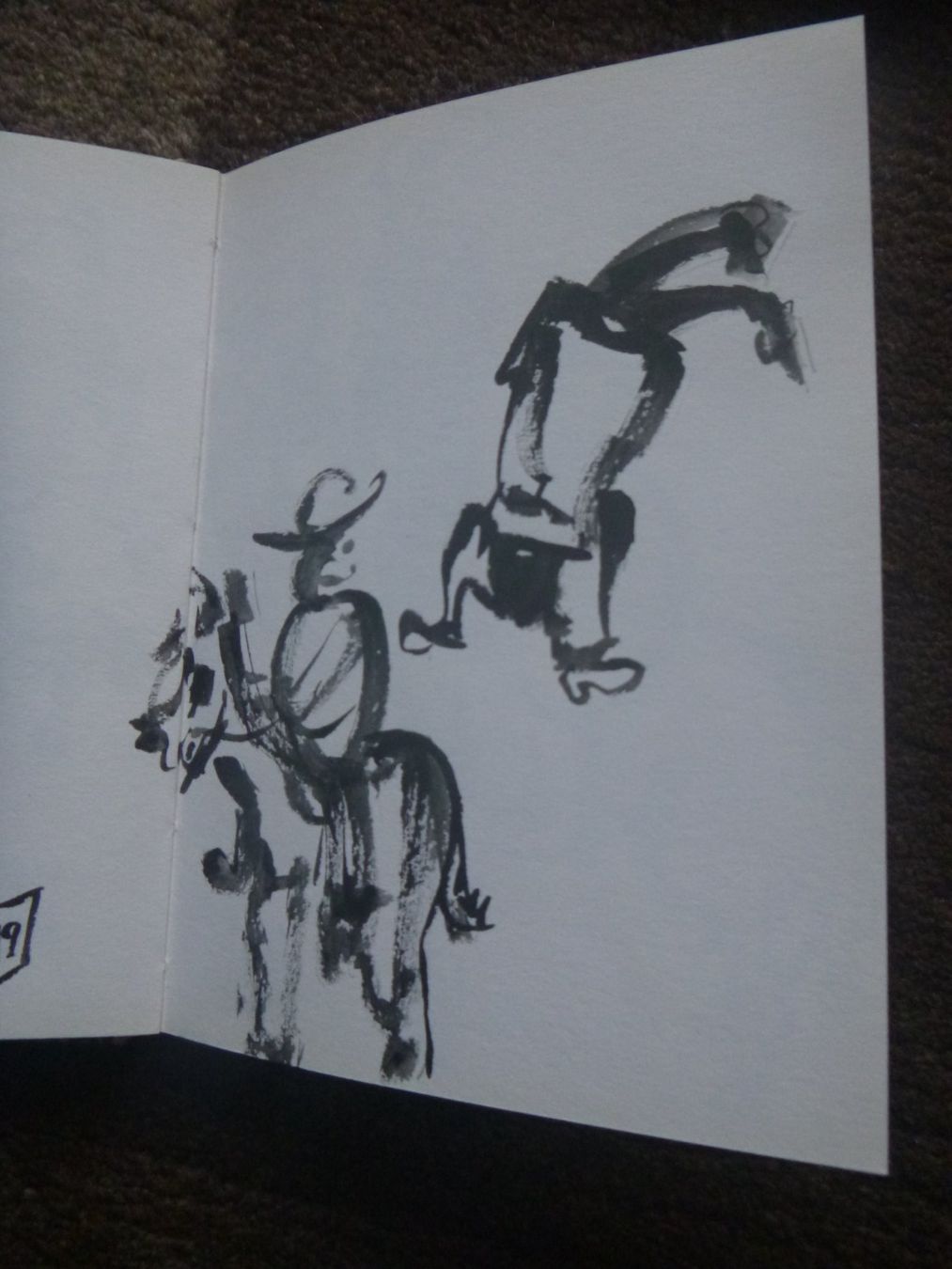 Foto & Immagini: Don Quijote - Tuschezeichnungen – Usato da Diessenhofen venduto da farbschatten 4