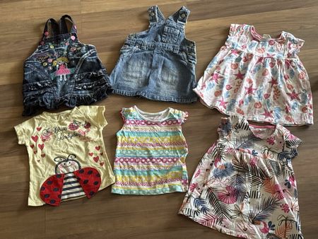 Sommer Kleiderpaket 9–12 Monate – 6 Teile