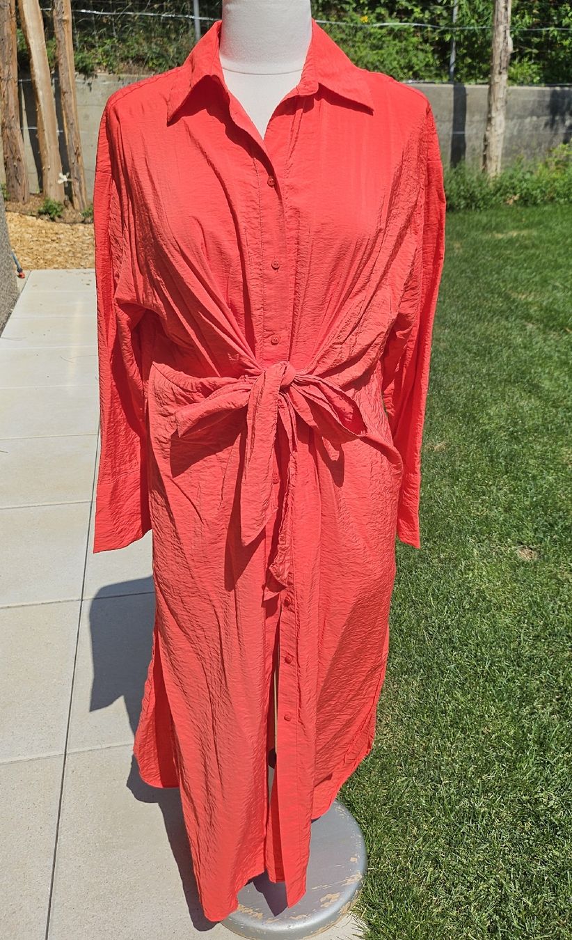 H&M Vestiti: Blusenkleid ca. gr. 38 bis 42 orange – Usato da Allschwil venduto da na.wi.90