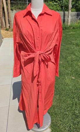 Blusenkleid ca. gr. 38 bis 42 orange
